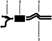 1987-91 Ford Bronco & Bronco II 8 Cyl 351 (5.8L) Engine Single Exhaust System diagram