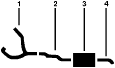 1967 Chevrolet (Models Over 1 Ton) 8 Cyl Single Exhaust System diagram