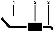 1969-71 Dodge (Models Over 1 Ton) 6 Cyl Single Exhaust System diagram
