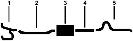 1974-77 Dodge (Models Over 1 Ton) Motorhome, 318, Cid, V-8 Engine Single Exhaust System diagram