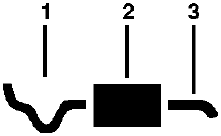 1957-60 Ford (Models Over 1 Ton) 6 Cyl Single Exhaust System diagram