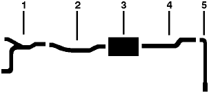 1973 Chevrolet Station Wagon, 350 2 Barrel Carburetor 8 Cyl 400 Engine Single Exhaust System diagram