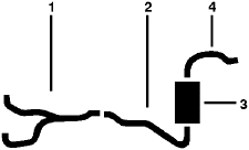 1974 Chevrolet Camaro 8 Cyl Single Exhaust System diagram