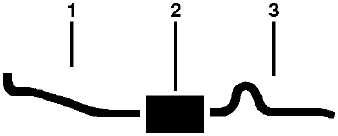 1953-54 Chrysler (Exc. Convertible & 8 Passenger) 6 Cyl Single Exhaust System diagram