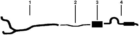 1971 Chrysler Newport, Town, Country Station Wagon 8 Cyl 383 Engine Single Exhaust System diagram