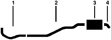 1962 Ford Torino & Elite 6 Cyl Single Exhaust System diagram