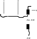 1966 Ford Torino & Elite 6 Cyl Single Exhaust System diagram