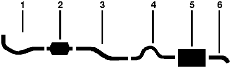 1977-78 Ford Mustang 4 Cyl 140 (2.3L) Engine Single Exhaust System diagram