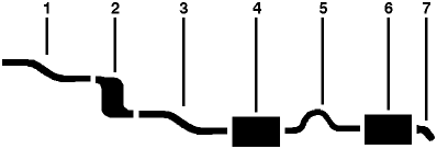 1979 Ford Mustang 6 Cyl 200 (3.3L) Engine Single Exhaust System diagram