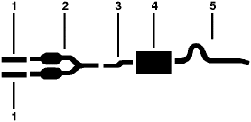 1984-85 Lincoln Continental, Mark Vii 8 Cyl 302 (5.0L) Engine Single Exhaust System diagram