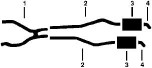 1962 Mercury Monterey 8 Cyl 292, 352, 390 Engine Dual Exhaust System diagram