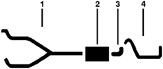 1967 Mercury Monterey, Montclair, Commuter, Colony Park 8 Cyl 390 Engine Single Exhaust System diagram