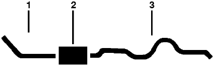 1957-58 American Motors Rambler, All Models 6 Cyl Single Exhaust System diagram