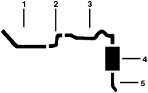 1963-64 American Motors Classic, 3 Seat Station Wagon 6 Cyl 196, 232 Engine Single Exhaust System diagram