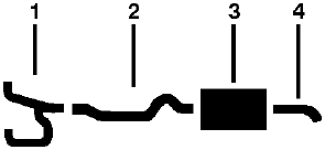 1966-68 American Motors American, All Models 8 Cyl Single Exhaust System diagram