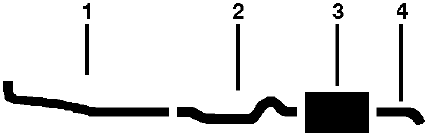 1969 American Motors Rambler, All Models 6 Cyl Single Exhaust System diagram