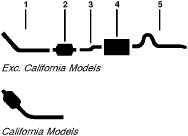 1978 American Motors Gremlin 6 Cyl 232, 258 Engine Single Exhaust System diagram