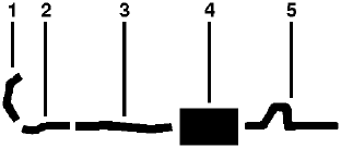1958 Studebaker All Models 8 Cyl Single Exhaust System diagram