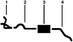 1969 Chevrolet 1969, Prior (Models 1 Ton & Under) 8 Cyl Single Exhaust System diagram